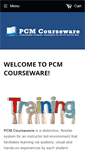 Mobile Screenshot of pcmcourseware.com